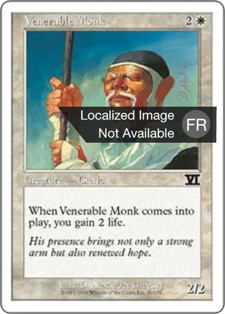 Moine vénérable — Classic Sixth Edition — Magic: The Gathering