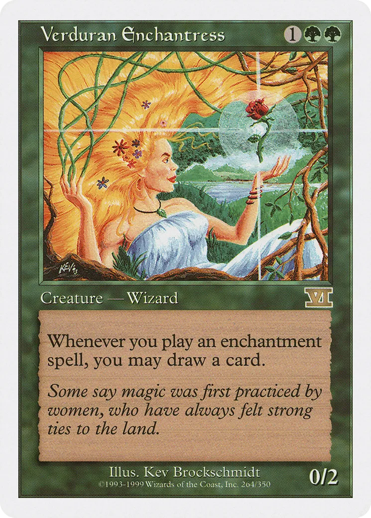 Verduran Enchantress — Classic Sixth Edition — Magic: The Gathering