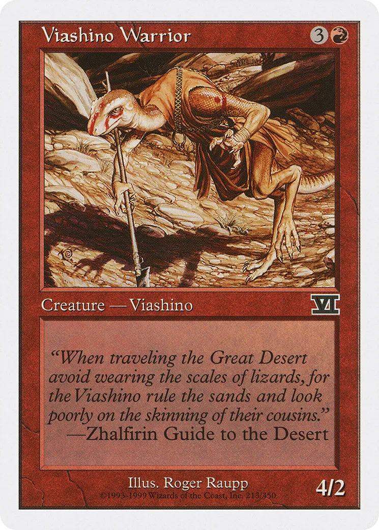 Viashino Warrior — Classic Sixth Edition — Magic: The Gathering