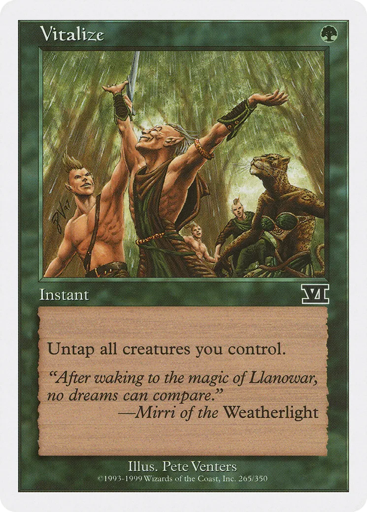 Vitalize — Classic Sixth Edition — Magic: The Gathering