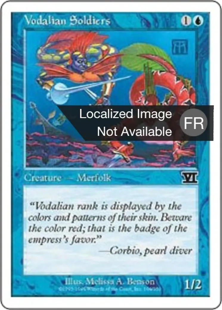 Soldats vodalians — Classic Sixth Edition — Magic: The Gathering