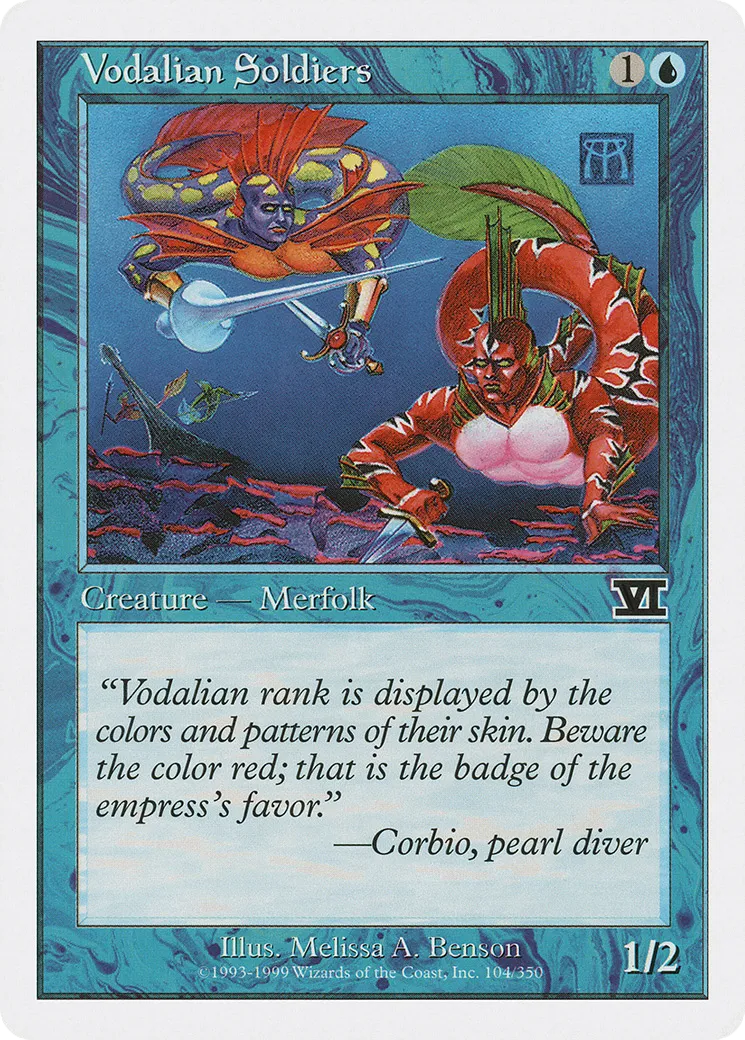 Vodalian Soldiers — Classic Sixth Edition — Magic: The Gathering