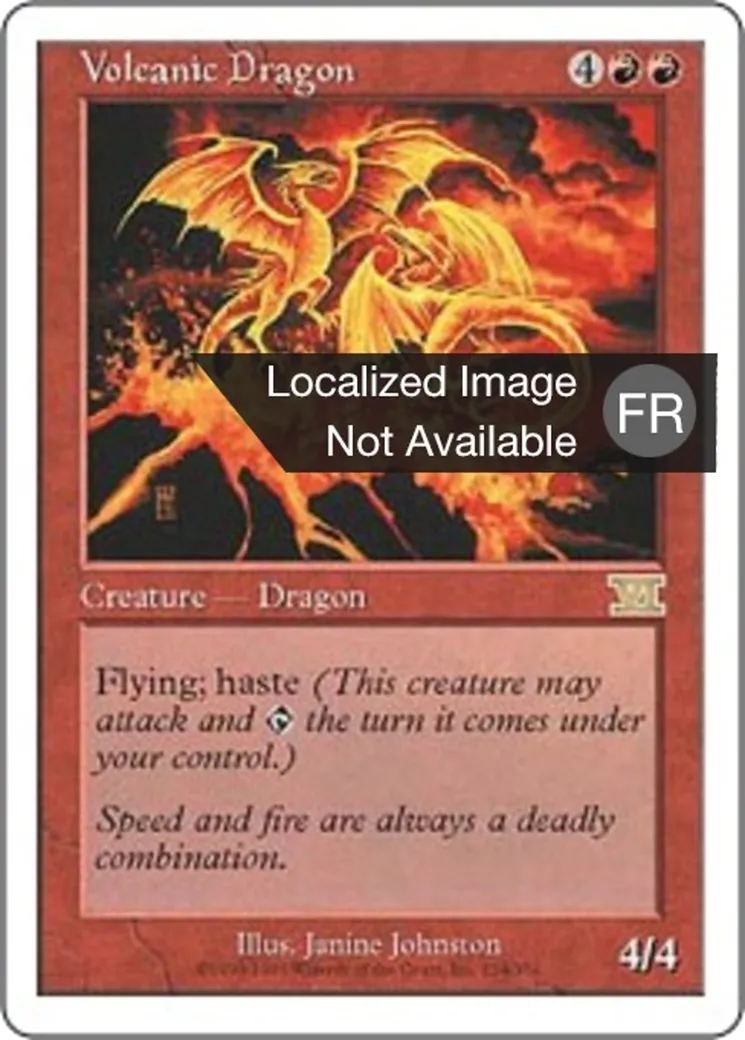 Dragon des volcans — Classic Sixth Edition — Magic: The Gathering
