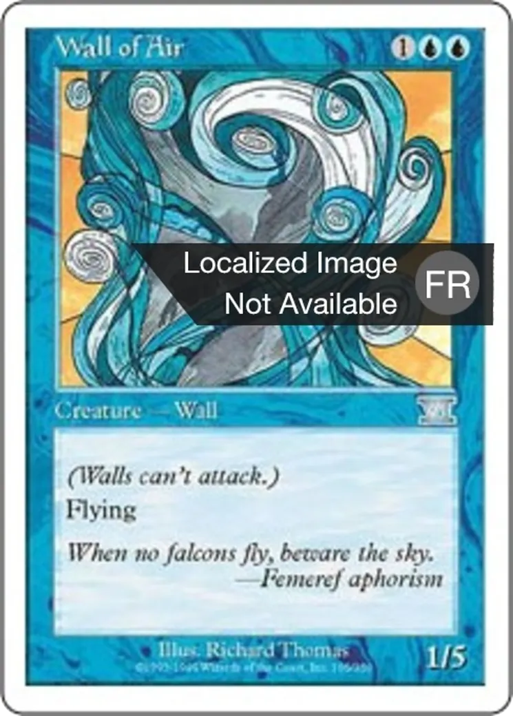 Mur d'air — Classic Sixth Edition — Magic: The Gathering
