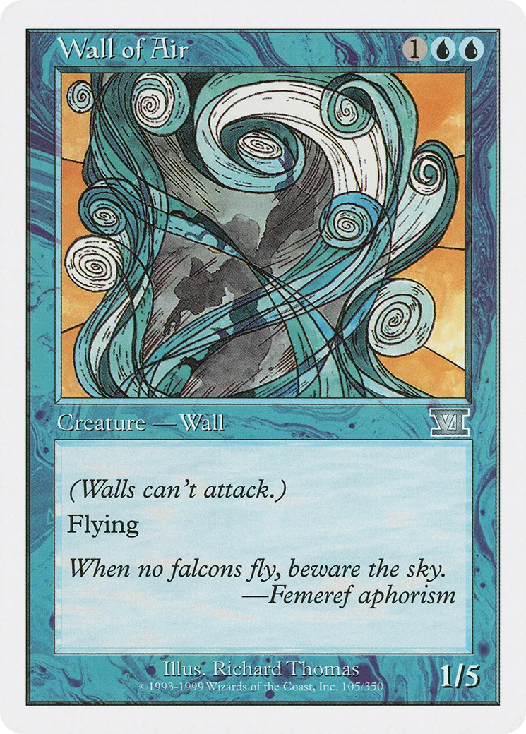 Mur d'air — Classic Sixth Edition — Magic: The Gathering