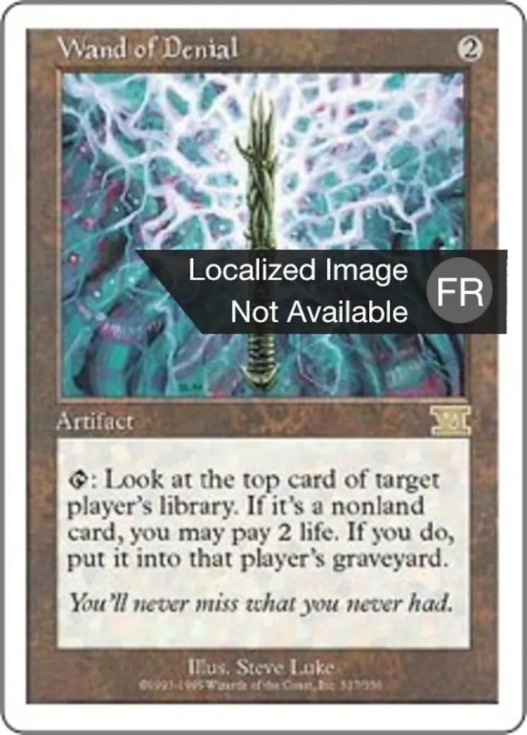 Bâtonnet de déni — Classic Sixth Edition — Magic: The Gathering