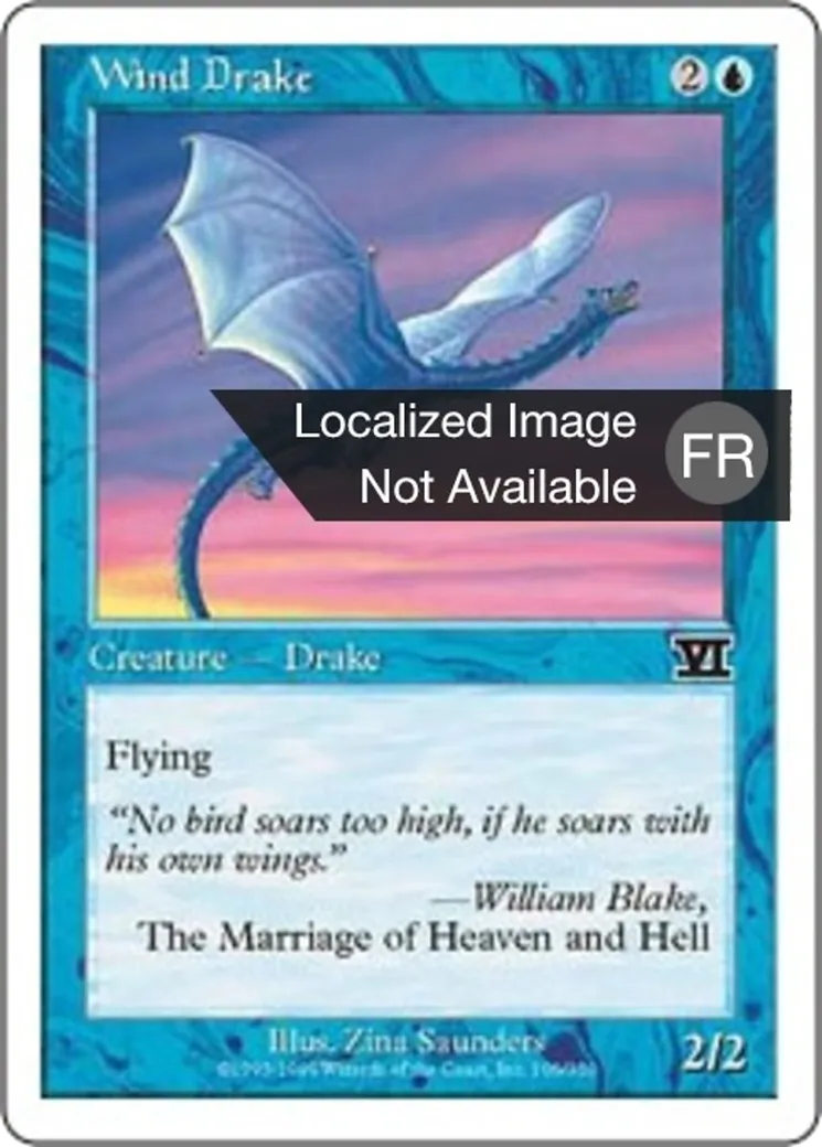 Drakôn des vents — Classic Sixth Edition — Magic: The Gathering