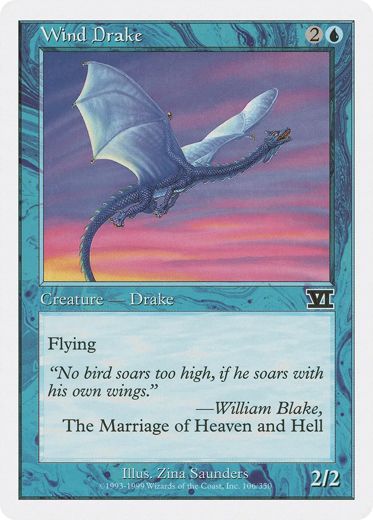 Wind Drake — Classic Sixth Edition — Magic: The Gathering