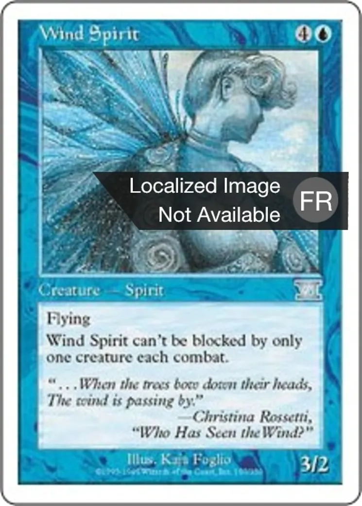 Esprit du vent from Classic Sixth Edition - Magic: The Gathering