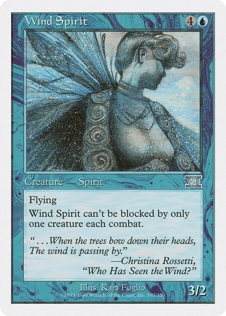 Wind Spirit — Classic Sixth Edition — Magic: The Gathering