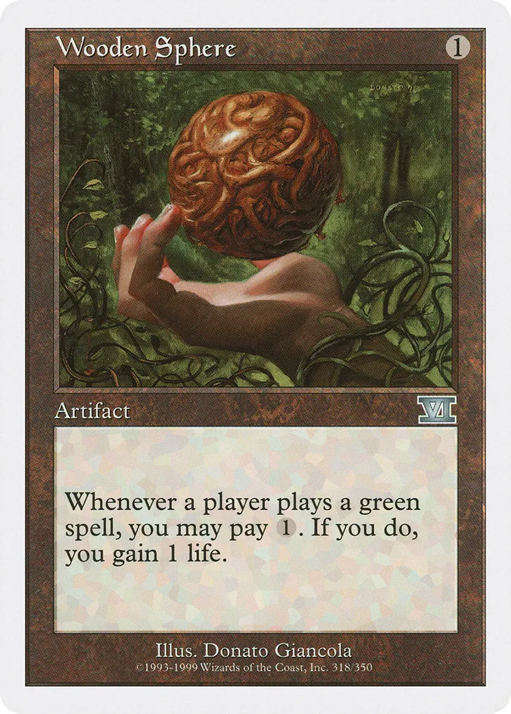 Wooden Sphere — Classic Sixth Edition — Magic: The Gathering