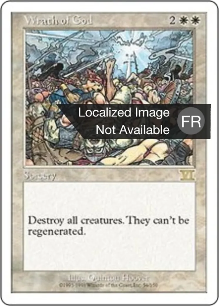 Colère de Dieu — Classic Sixth Edition — Magic: The Gathering