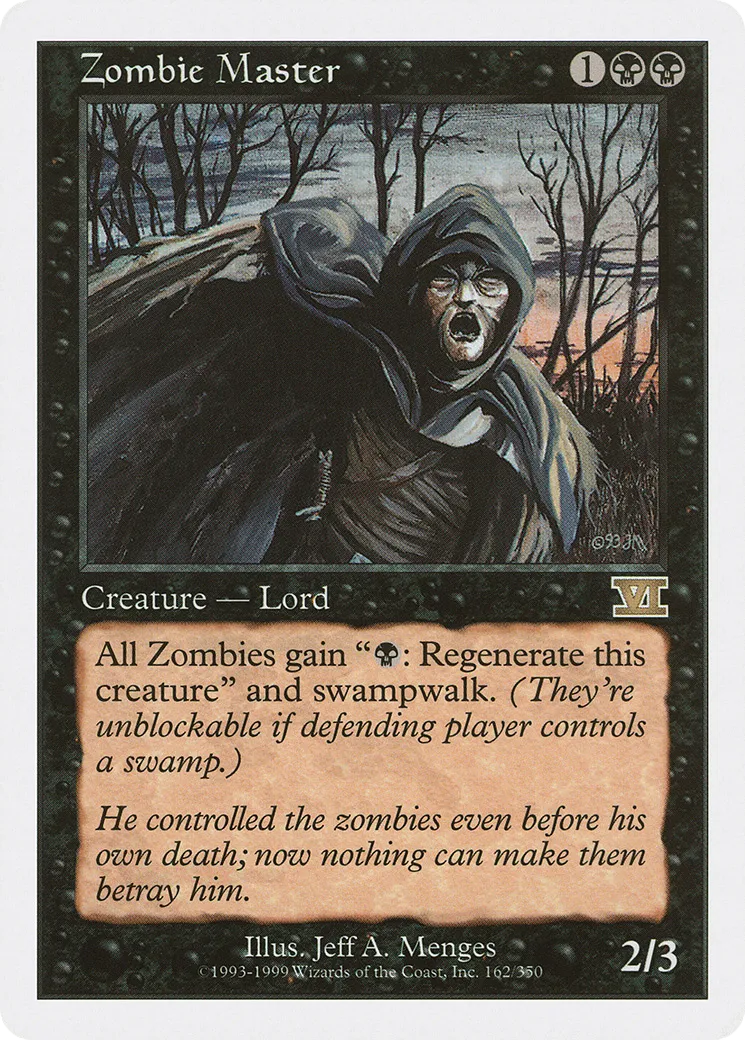 Zombie Master from Classic Sixth Edition - Magic: The Gathering