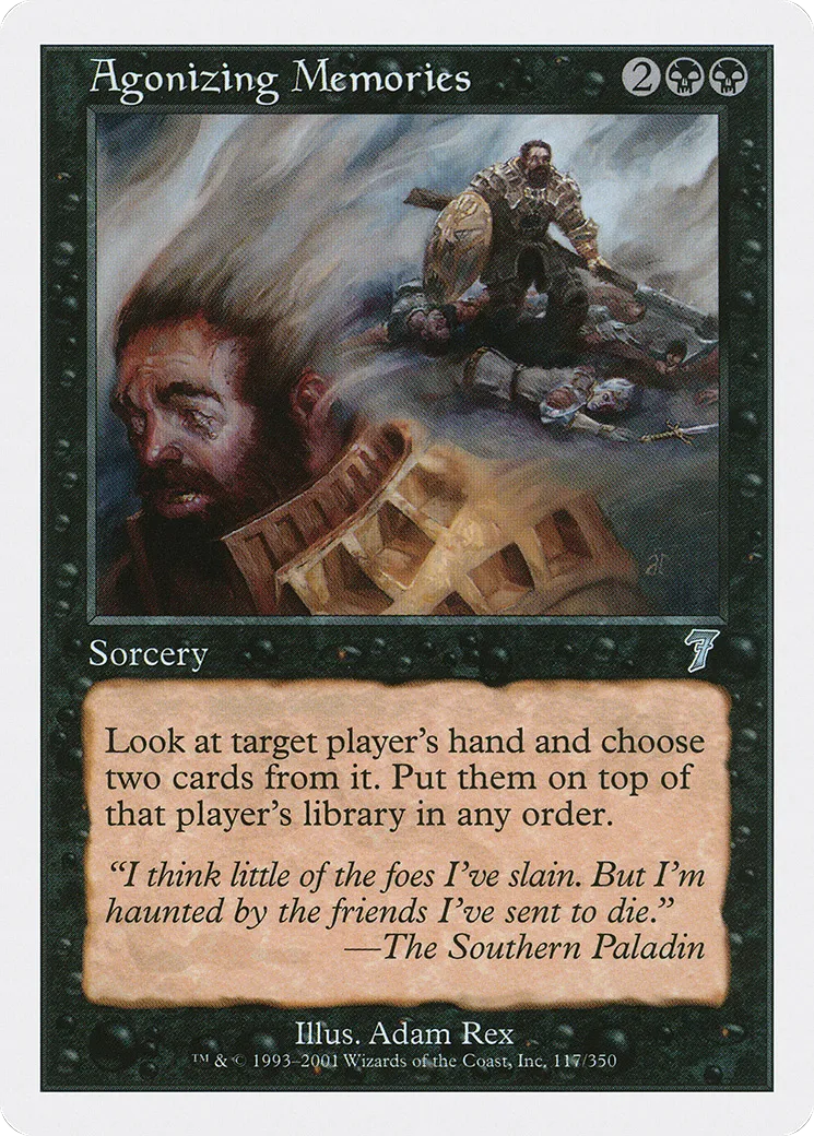 Agonizing Memories — Seventh Edition — Magic: The Gathering