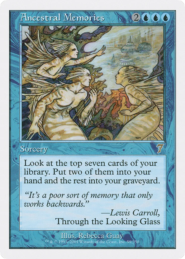 Ancestral Memories — Seventh Edition — Magic: The Gathering