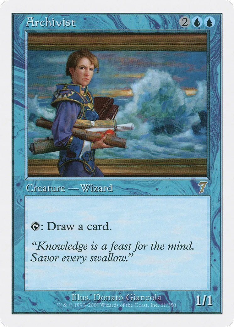 Archivist — Seventh Edition — Magic: The Gathering