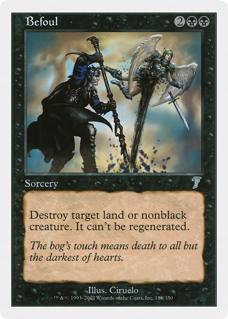 Befoul — Seventh Edition — Magic: The Gathering