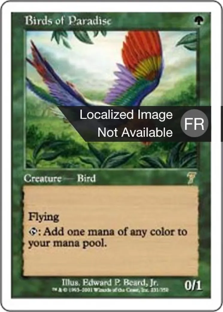 Oiseaux de paradis — Seventh Edition — Magic: The Gathering