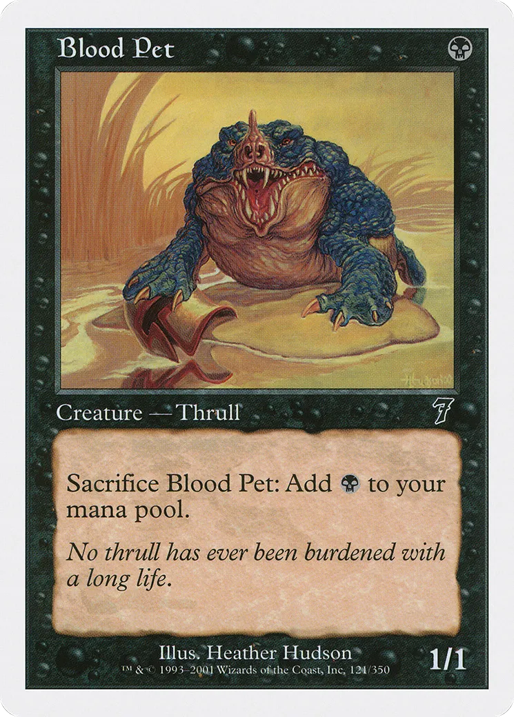 Blood Pet — Seventh Edition — Magic: The Gathering