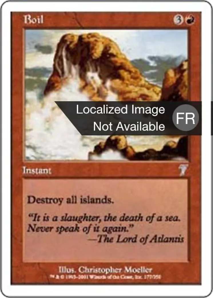 Bouillonnement — Seventh Edition — Magic: The Gathering