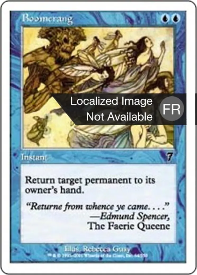 Boomerang — Seventh Edition — Magic: The Gathering
