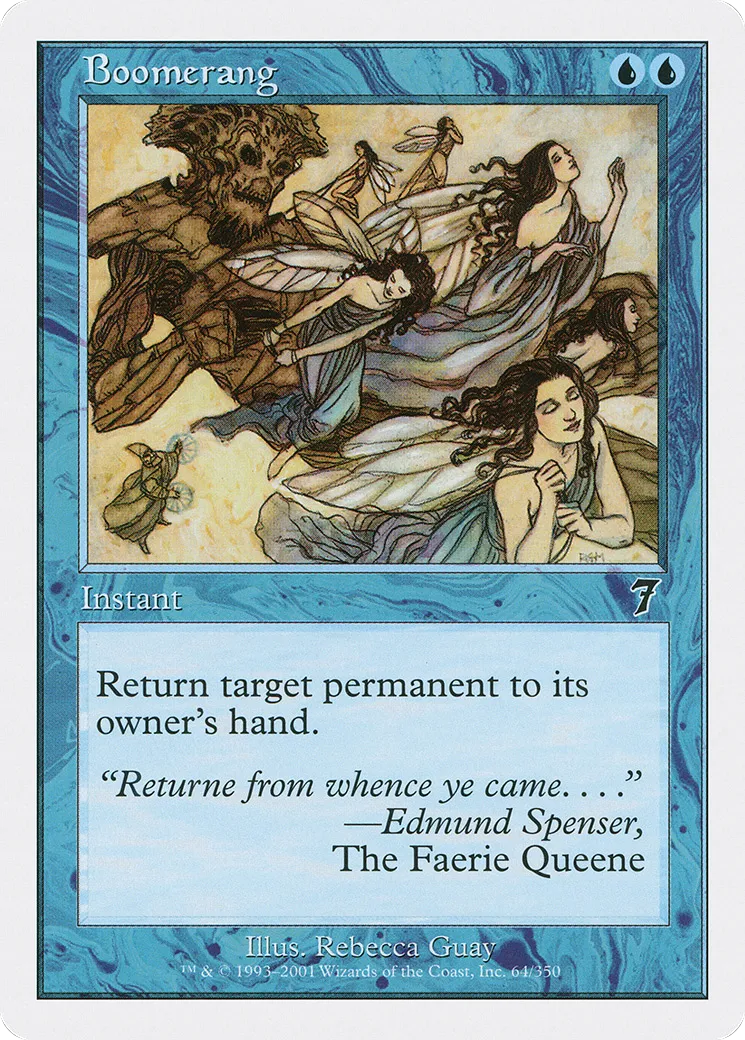 Boomerang — Seventh Edition — Magic: The Gathering