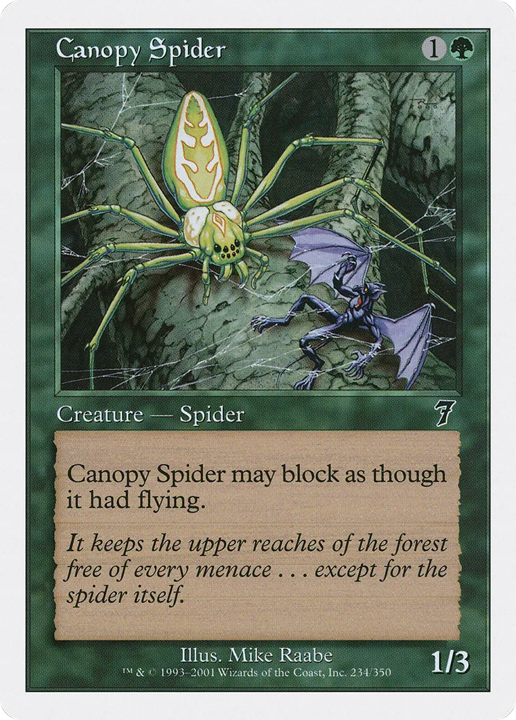 Araignée de la canopée — Seventh Edition — Magic: The Gathering