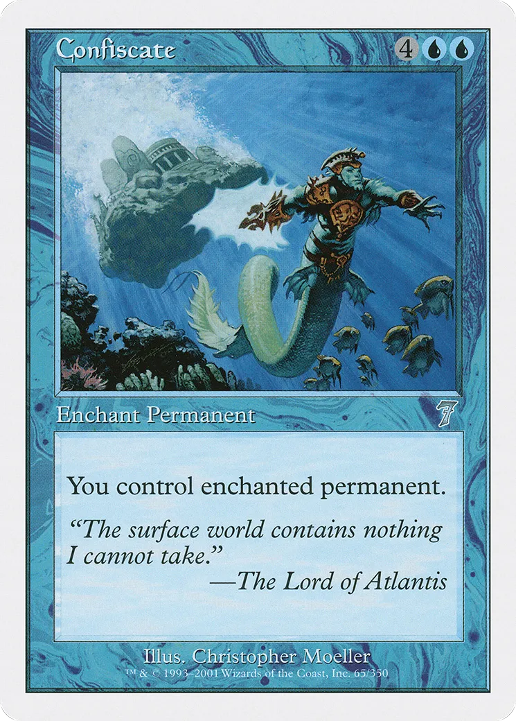 Confiscation — Seventh Edition — Magic: The Gathering