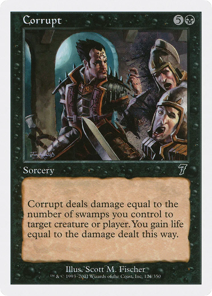 Corrupt — Seventh Edition — Magic: The Gathering