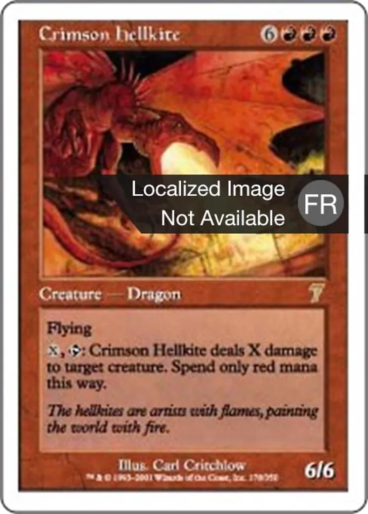 Escouflenfer pourpre — Seventh Edition — Magic: The Gathering