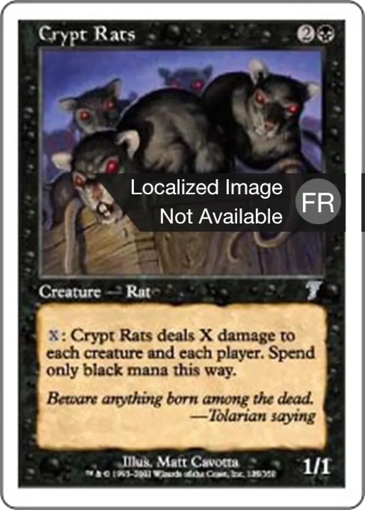 Rats des cryptes — Seventh Edition — Magic: The Gathering