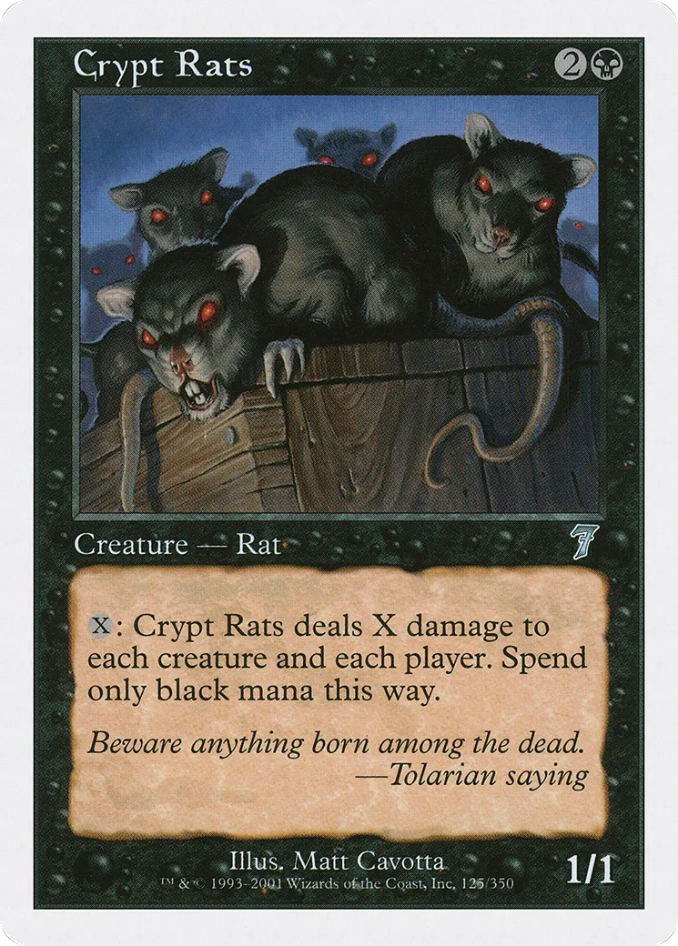 Rats des cryptes — Seventh Edition — Magic: The Gathering
