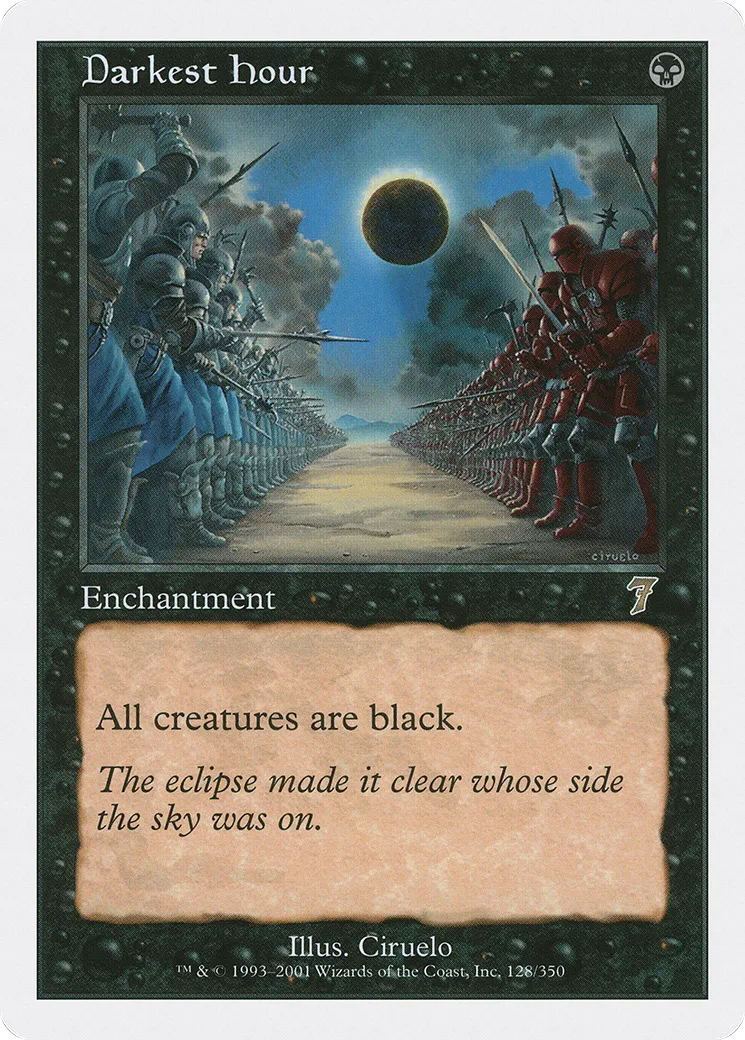 Darkest Hour — Seventh Edition — Magic: The Gathering
