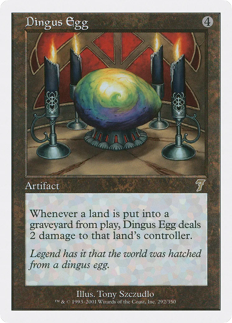 Dingus Egg — Seventh Edition — Magic: The Gathering