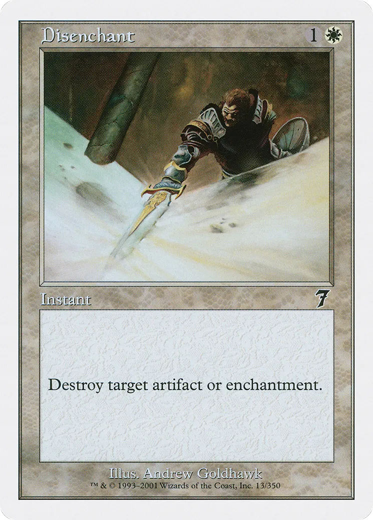 Disenchant — Seventh Edition — Magic: The Gathering