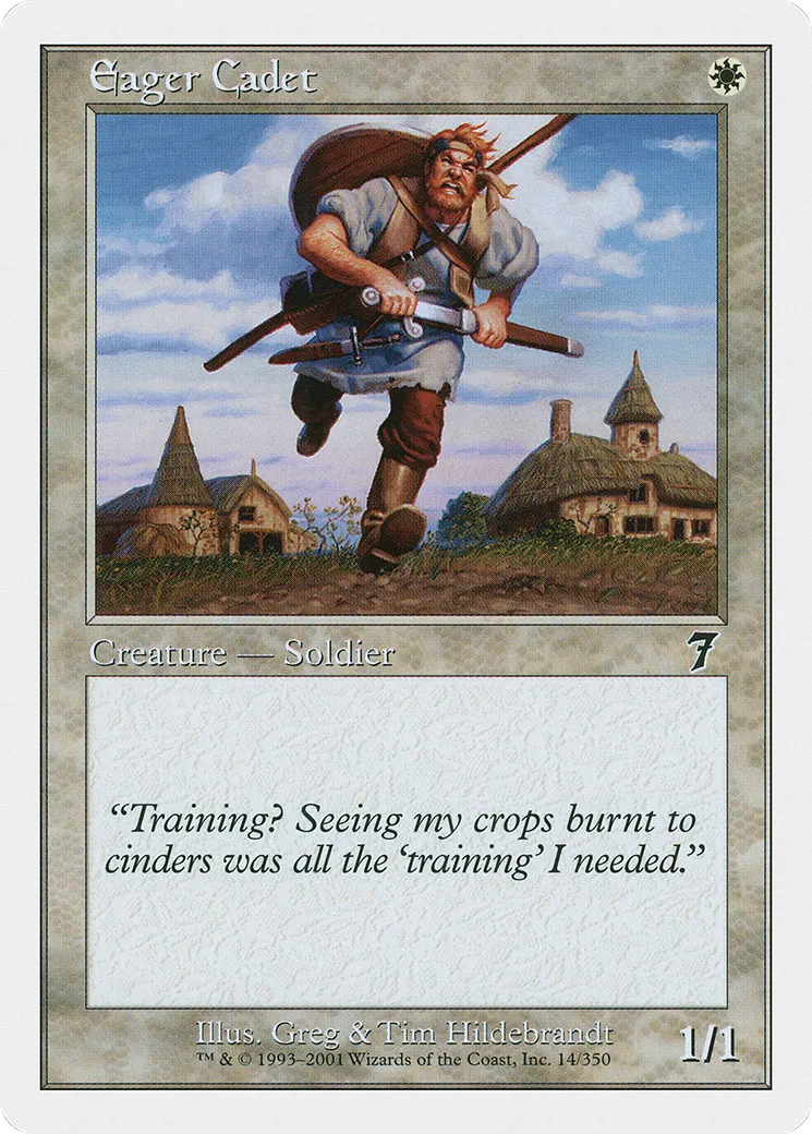 Cadet impatient — Seventh Edition — Magic: The Gathering