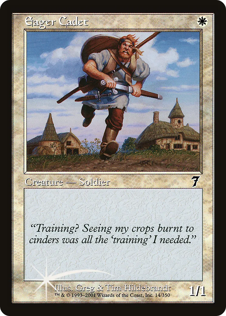 Eager Cadet — Seventh Edition — Magic: The Gathering