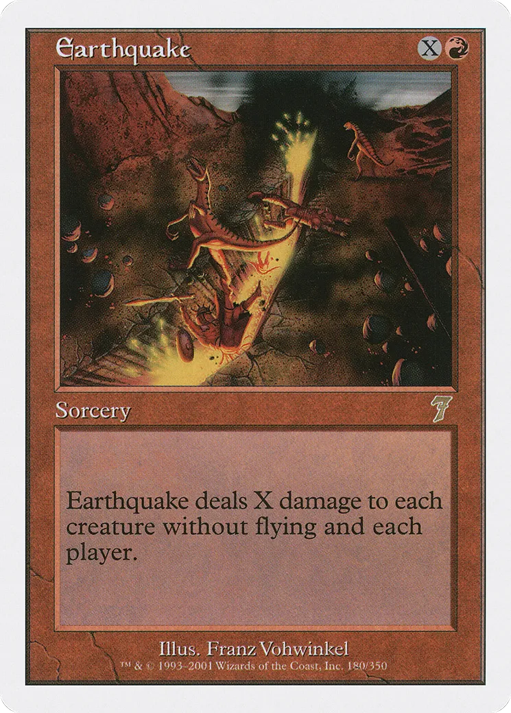 Tremblement de terre — Seventh Edition — Magic: The Gathering