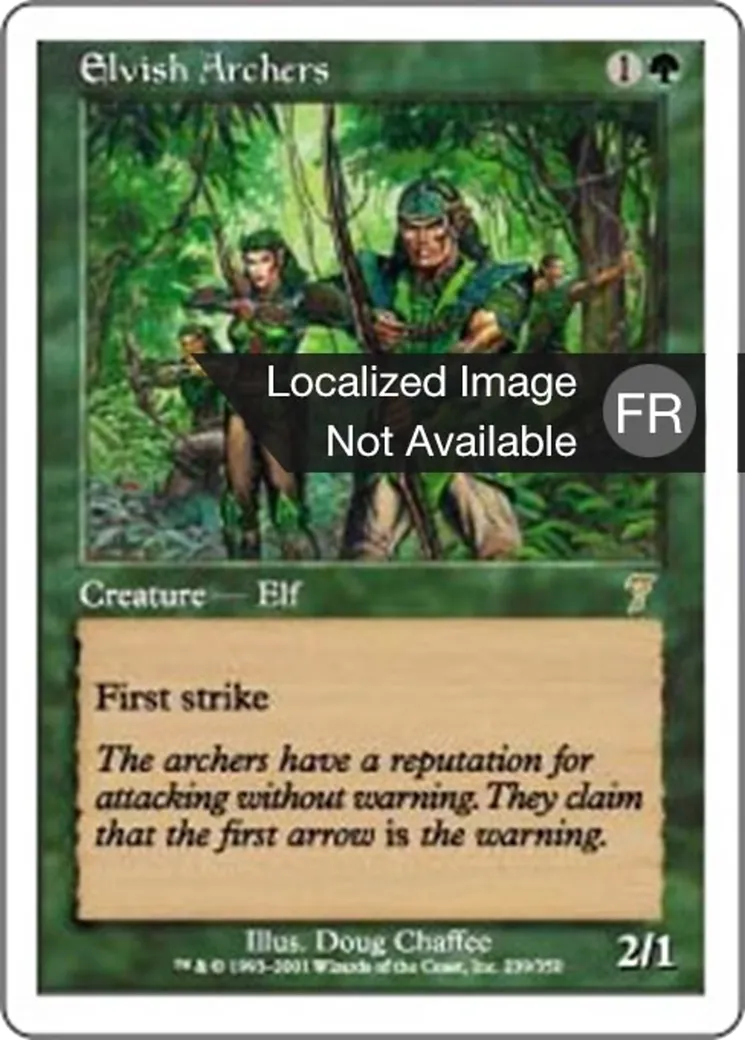 Archers elfes — Seventh Edition — Magic: The Gathering