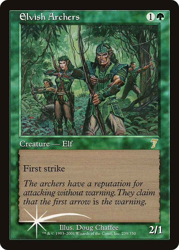 Archers elfes — Seventh Edition — Magic: The Gathering