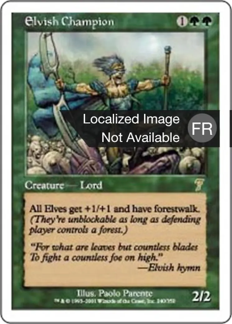 Championne elfe — Seventh Edition — Magic: The Gathering