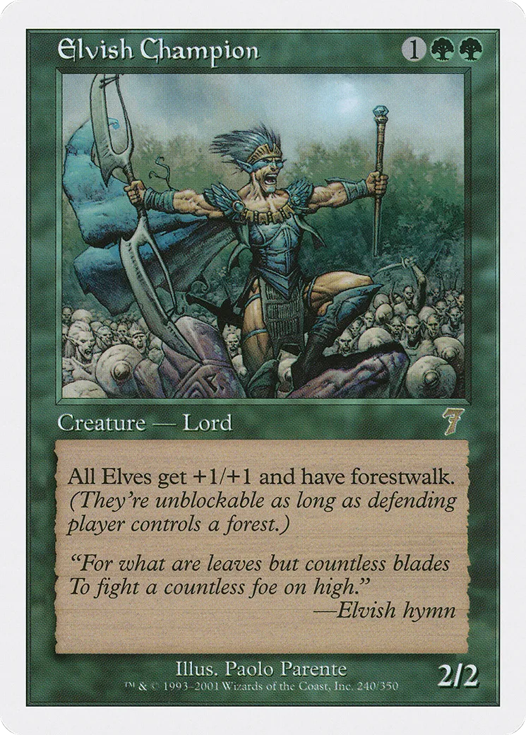 Elvish Champion — Seventh Edition — Magic: The Gathering