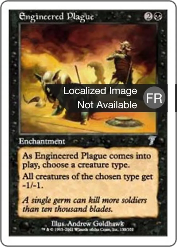 Peste artificielle — Seventh Edition — Magic: The Gathering