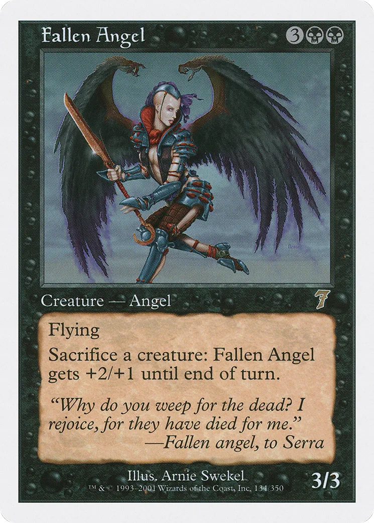 Ange déchue — Seventh Edition — Magic: The Gathering