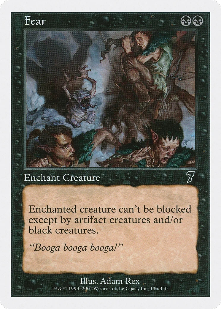 Fear — Seventh Edition — Magic: The Gathering