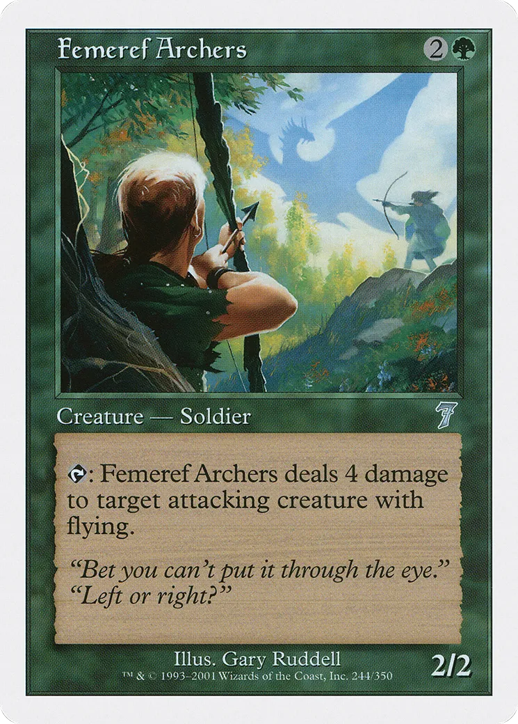 Femeref Archers — Seventh Edition — Magic: The Gathering