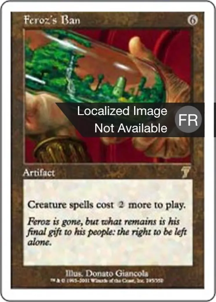 Bannissement selon Feroz — Seventh Edition — Magic: The Gathering