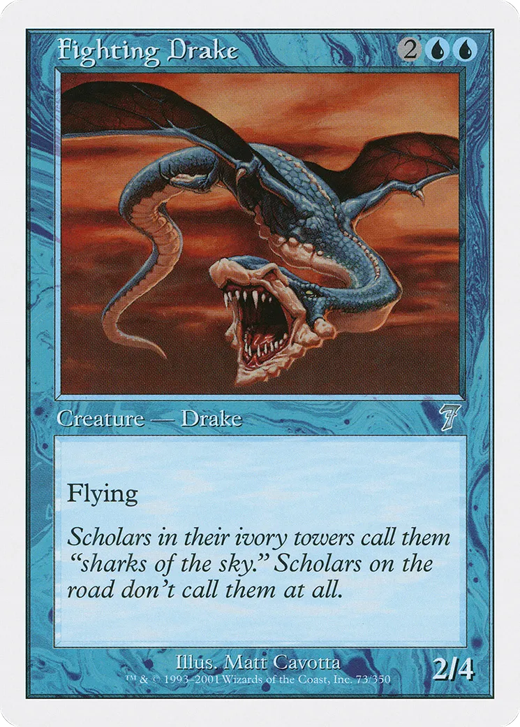 Fighting Drake — Seventh Edition — Magic: The Gathering