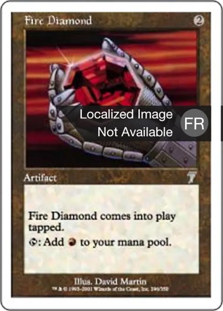 Diamant du feu — Seventh Edition — Magic: The Gathering