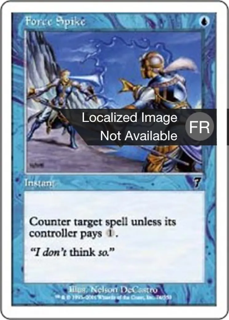Chiquenaude de force — Seventh Edition — Magic: The Gathering